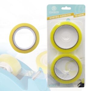 Nastro Adesivo Trasparente 18mm 70mt 2pz